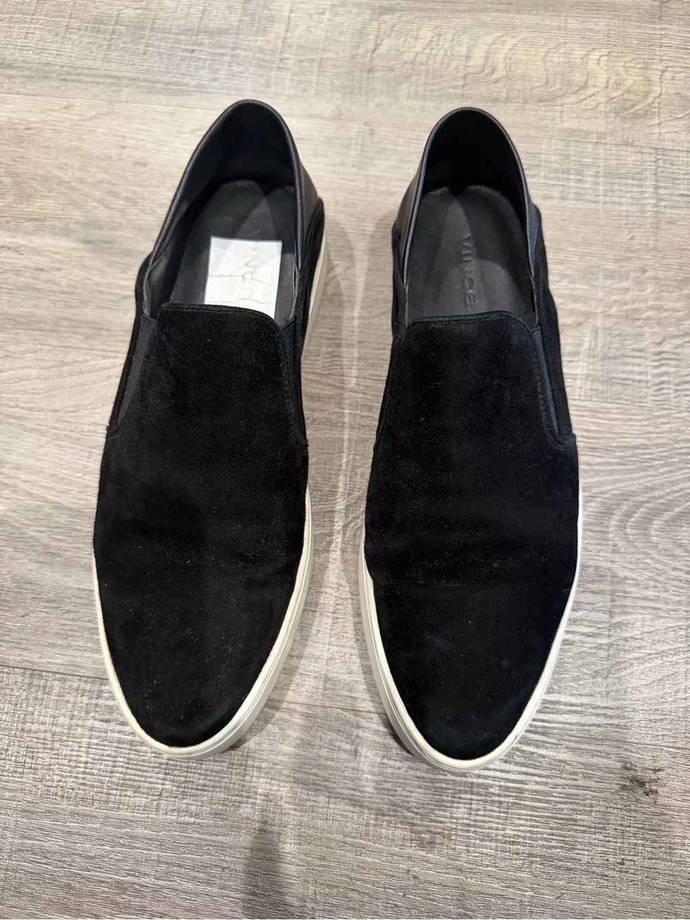 Vince Preston Slip-On Suede Sneakers - Picture 2 of 5